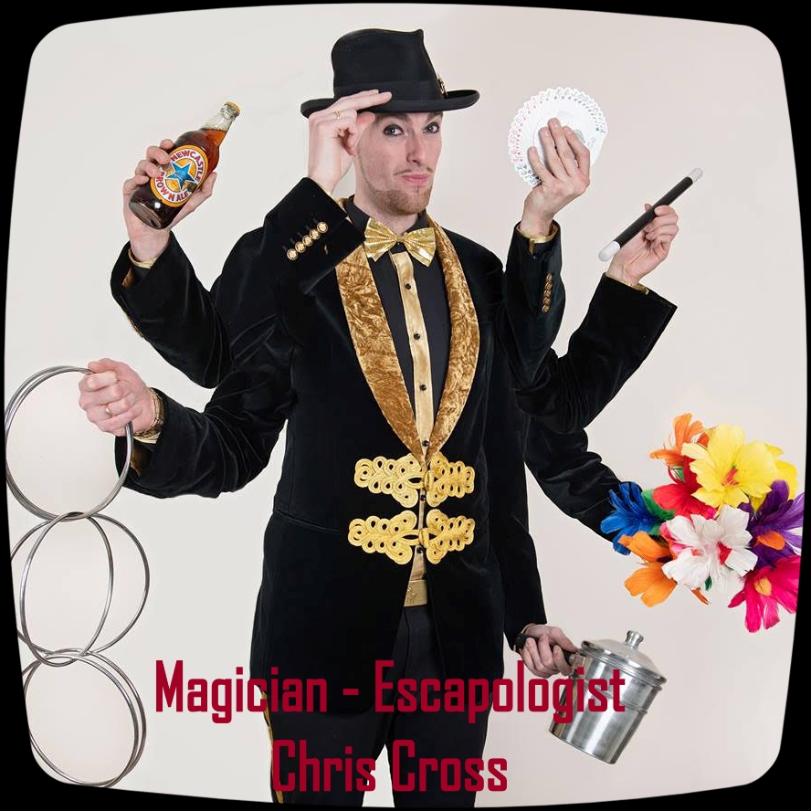 Chris Cross Close up Wedding Corporate Magician Tyne & Wear